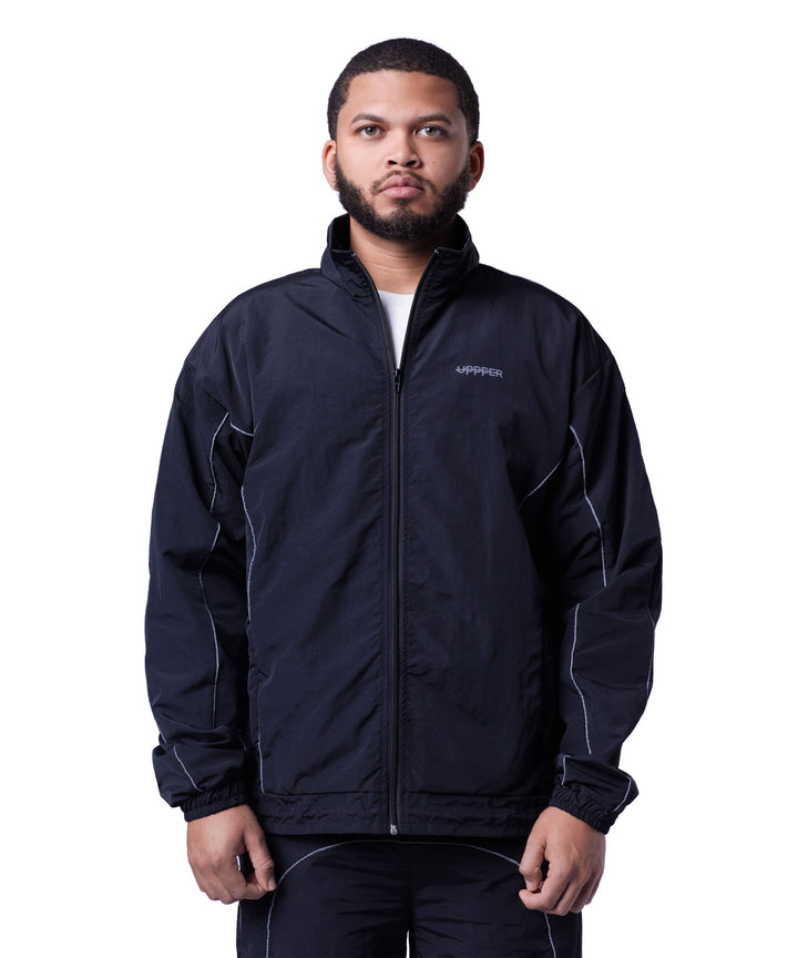 Trackjacke in Schwarz UPPPER
